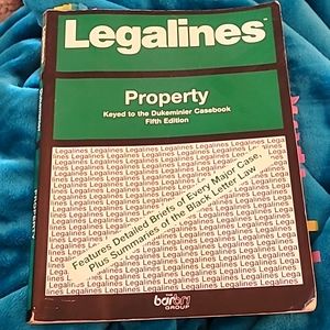 Legalines Property keyed to the Dukeminier casebook 5th Ed. Paperback book